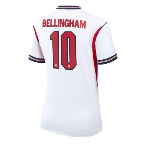 Anglie Jude Bellingham #10 Dámské Domácí Dres MS 2026 Krátkým Rukávem Anglie Jude Bellingham #10 Dámské Domácí Dres MS 2026 Krátkým Rukávem